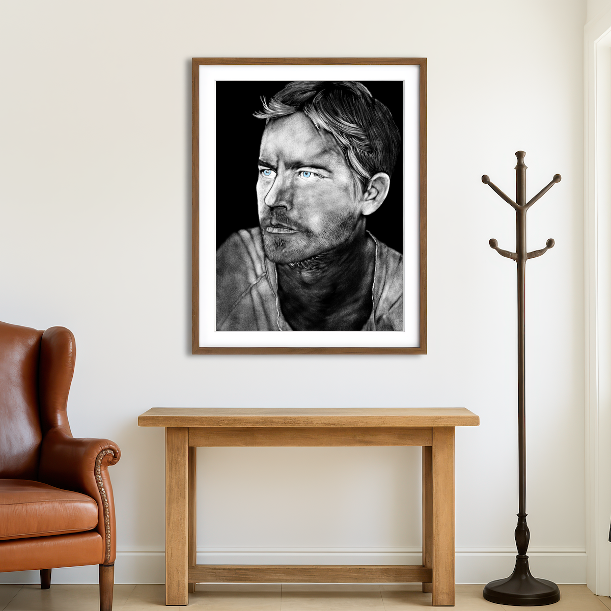 AUTO-MOCKUP ROOM | Paul Walker 2 Wall Art