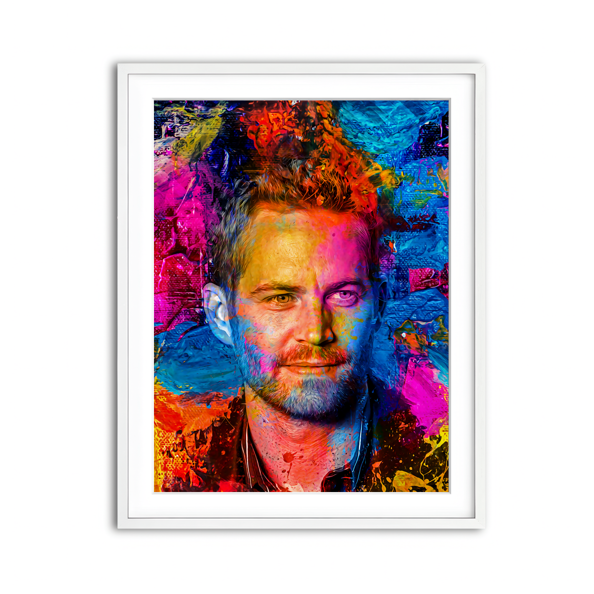 Framed Print 3x4 White