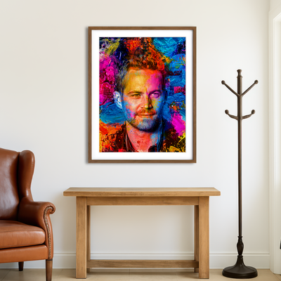 AUTO-MOCKUP ROOM | Paul Walker Wall Art