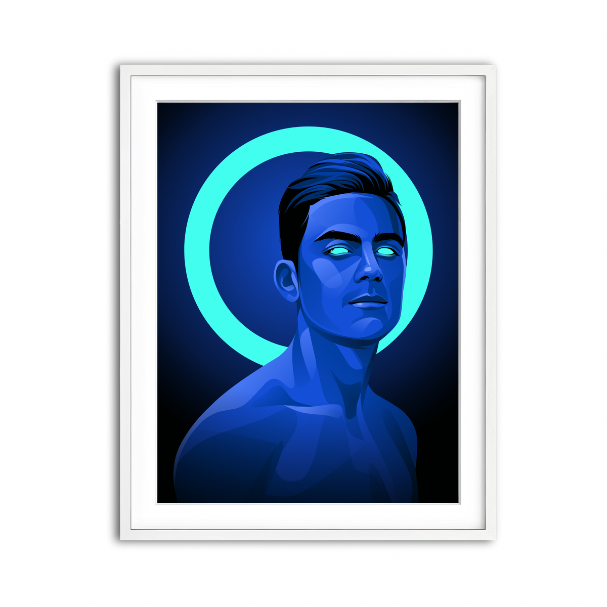 Framed Print 3x4 White