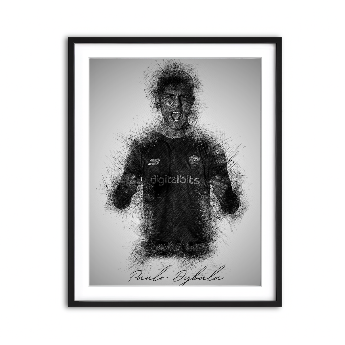 Framed Print 3x4 Black