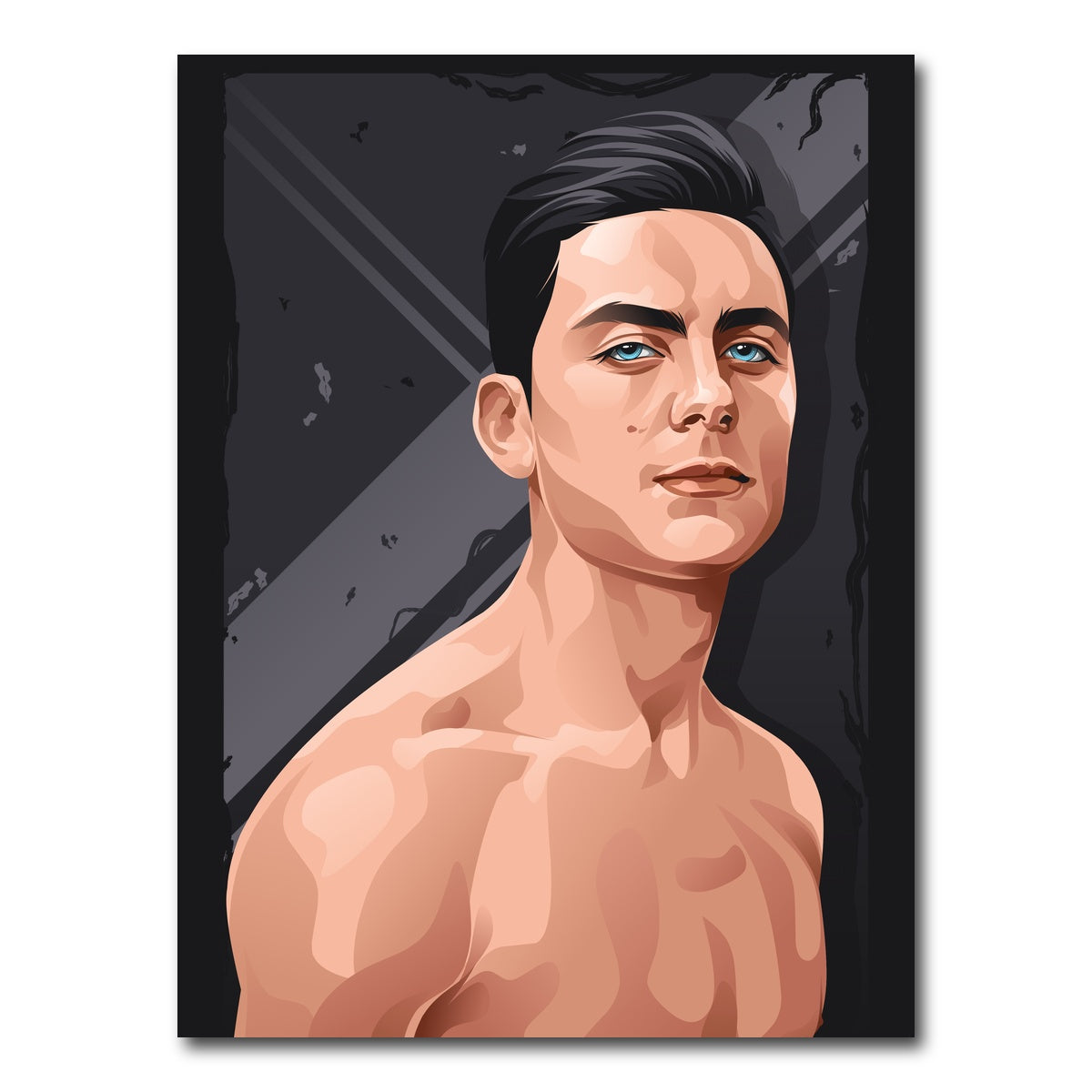 AUTO-MOCKUP WHITE | Paulo Dybala | 1 Piece | Gallery Wrap Canvas | group=3x4