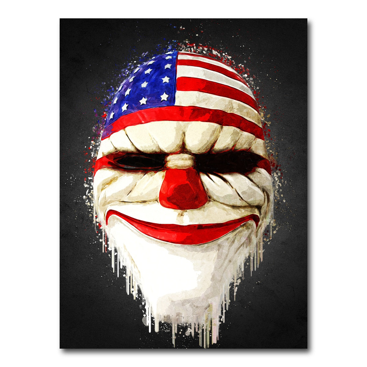 AUTO-MOCKUP WHITE | Payday 2 Portrait | 1 Piece | Gallery Wrap Canvas | group=3x4