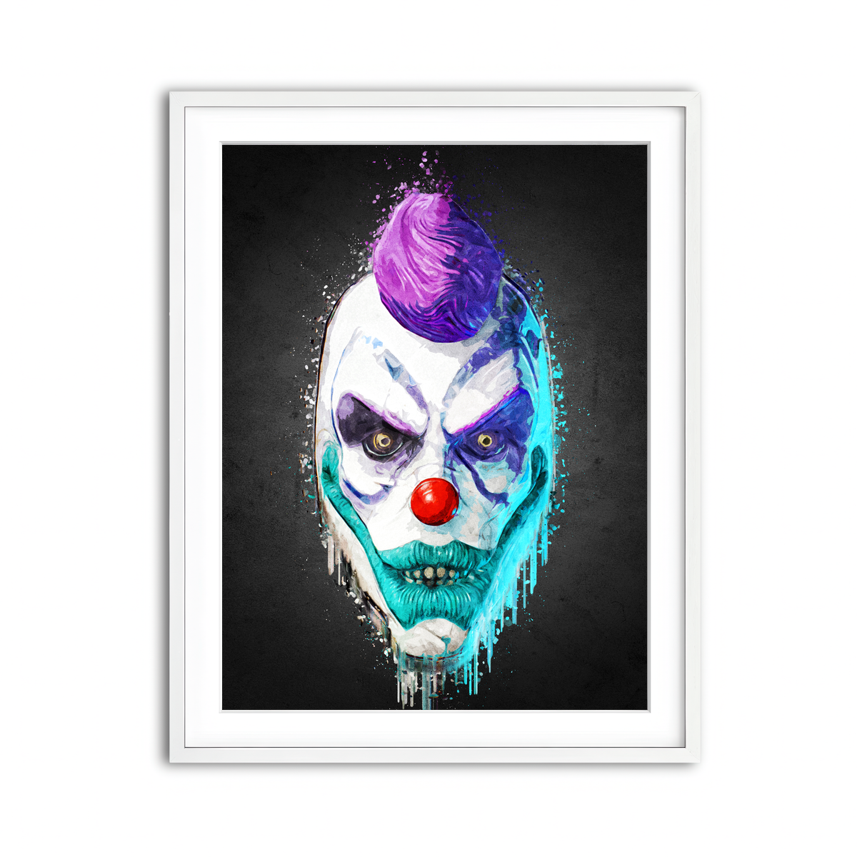 Framed Print 3x4 White