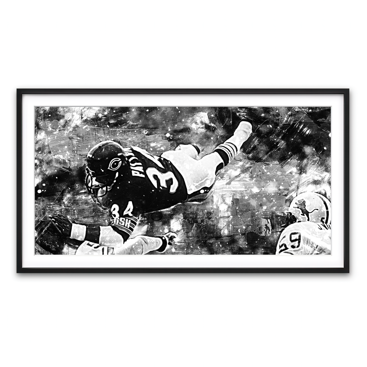 Framed Print 2x1 Black