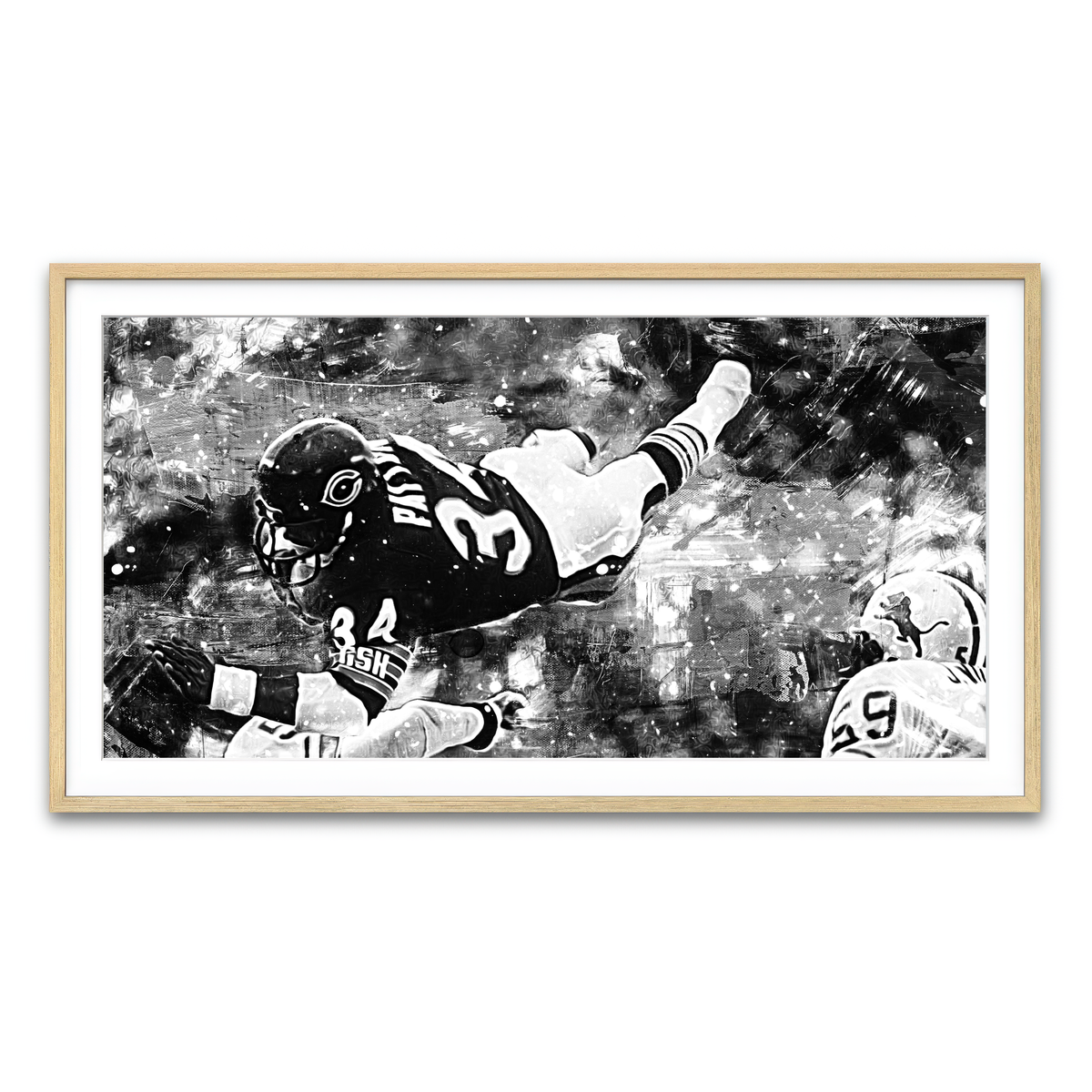 Framed Print 2x1 Natural