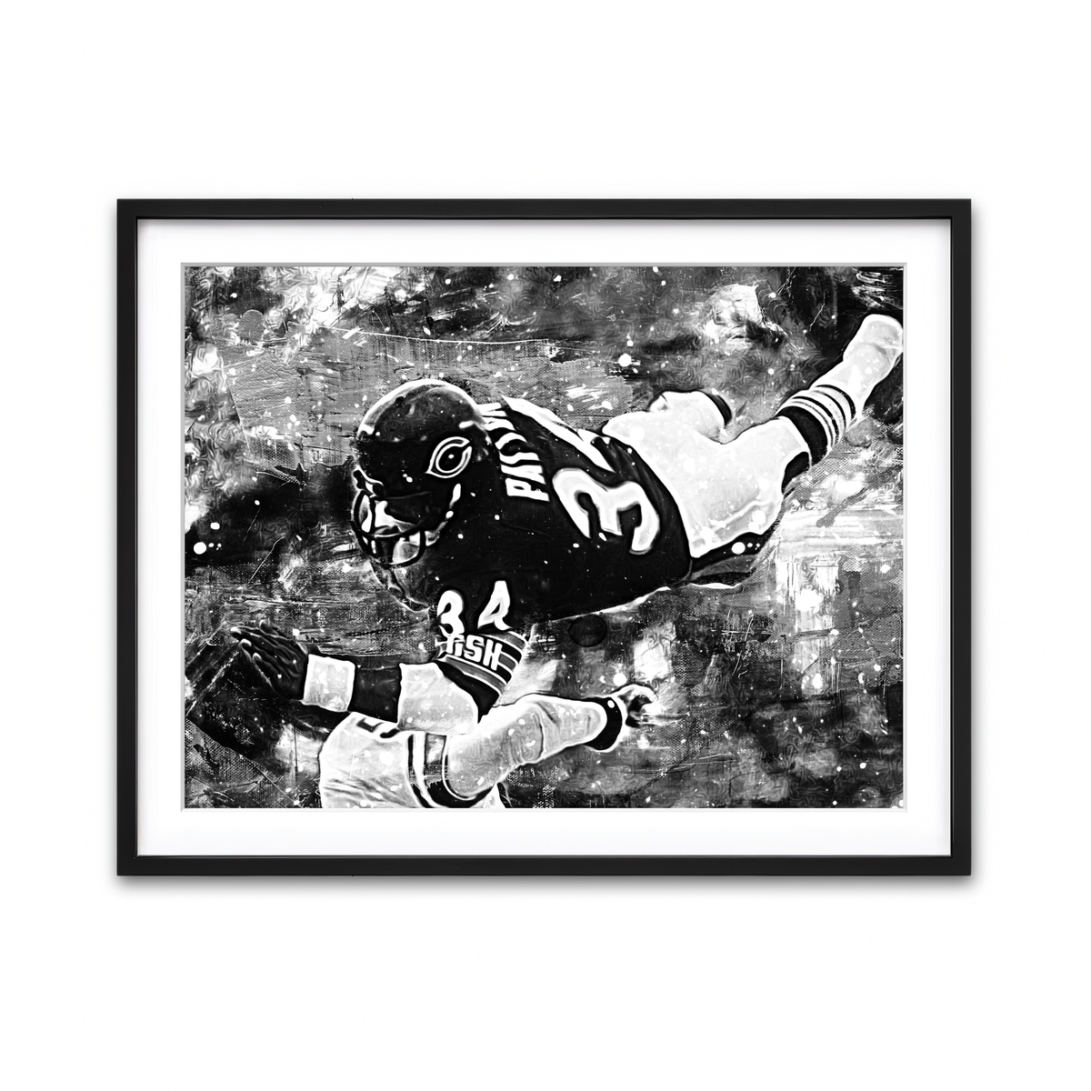 Framed Print 4x3 Black