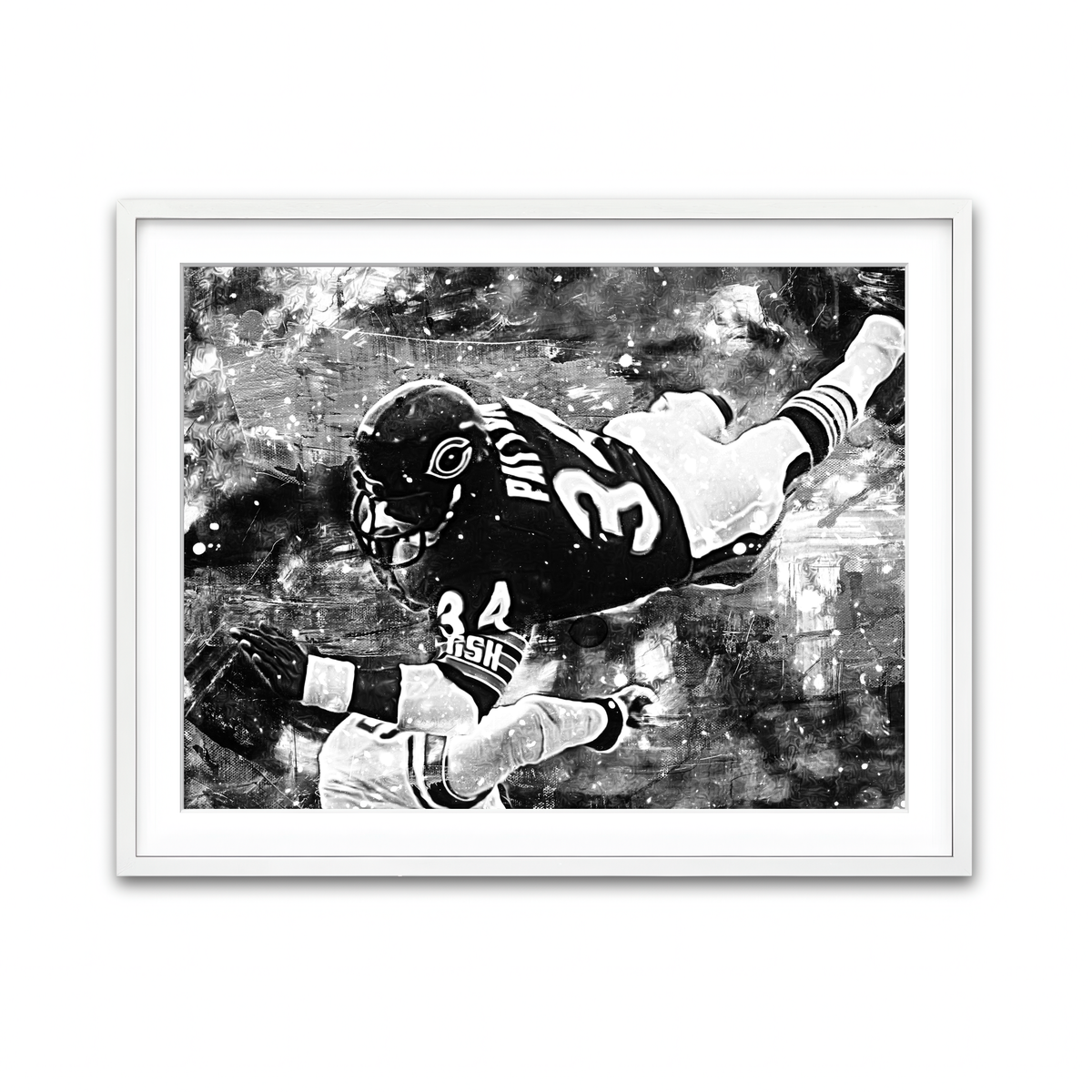 Framed Print 4x3 White