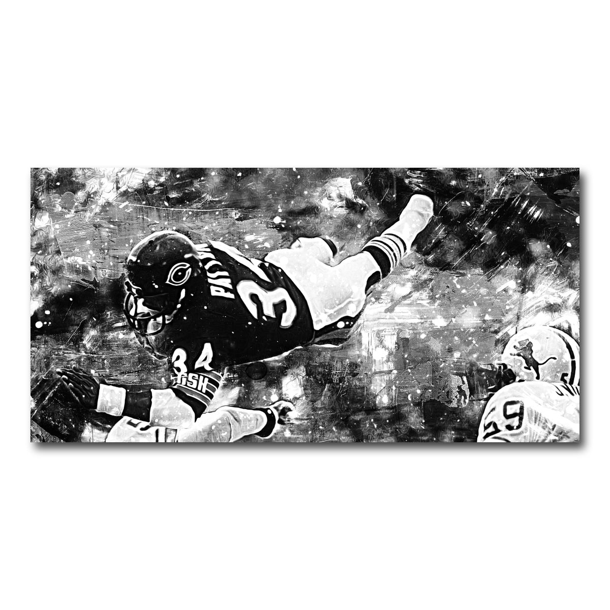 AUTO-MOCKUP WHITE | Payton Grayscale | 1 Piece | Gallery Wrapped | group=2x1