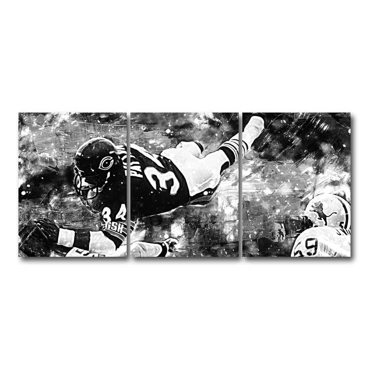 AUTO-MOCKUP WHITE | Payton Grayscale | 3 Piece | Gallery Wrapped | group=18x24