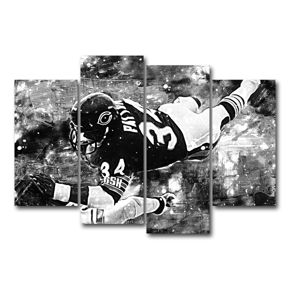 AUTO-MOCKUP WHITE | Payton Grayscale | 4 Piece | Gallery Wrapped | group=4_short