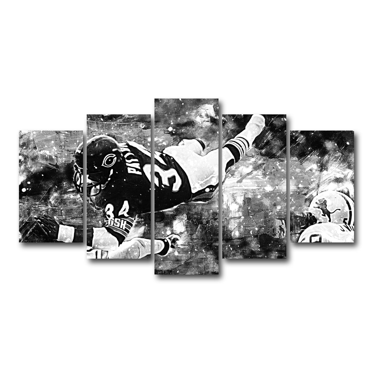 AUTO-MOCKUP WHITE | Payton Grayscale | 5 Piece | Gallery Wrapped | group=5_normal