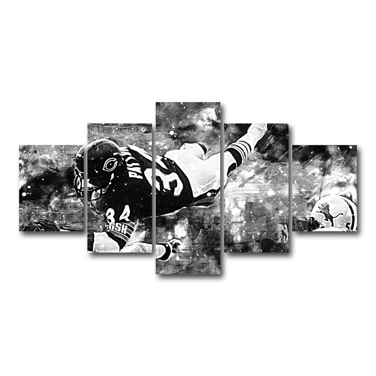 AUTO-MOCKUP WHITE | Payton Grayscale | 5 Piece | Gallery Wrapped | group=5_short