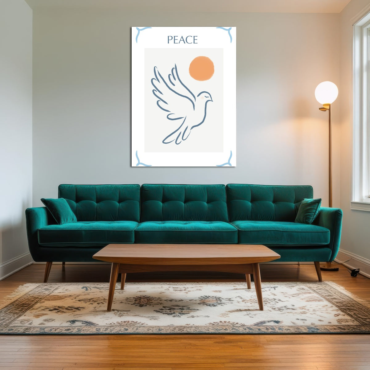 AUTO-MOCKUP ROOM | Peace Blue