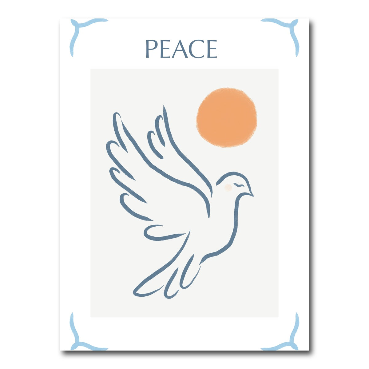 AUTO-MOCKUP WHITE | Peace Blue | 1 Piece | Gallery Wrap Canvas | group=3x4