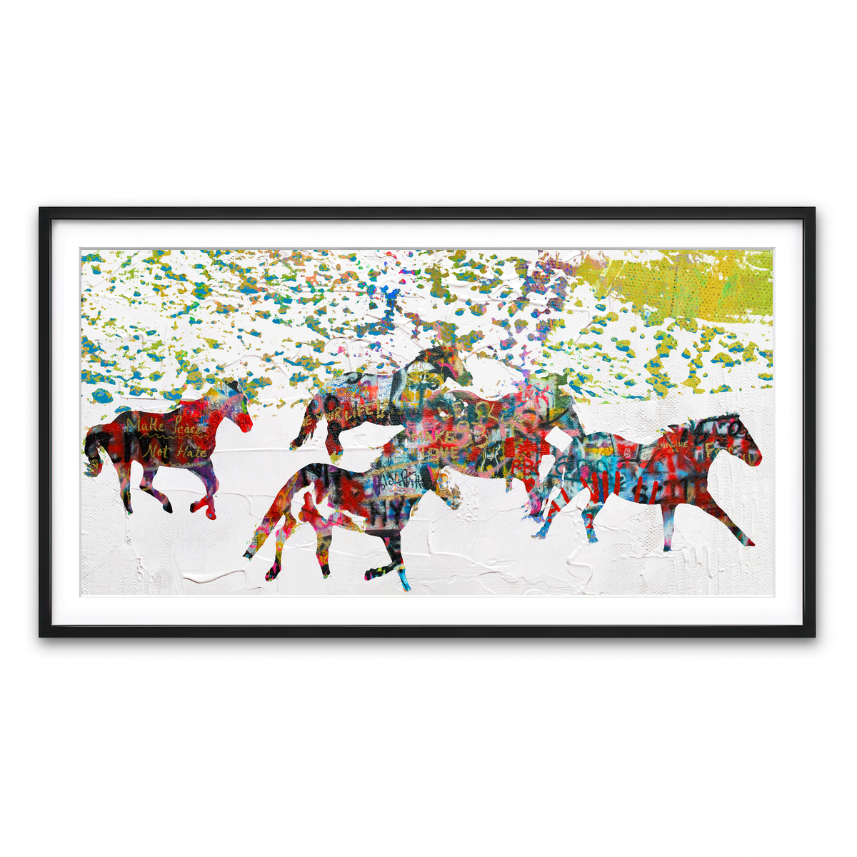 Framed Print 2x1 Black