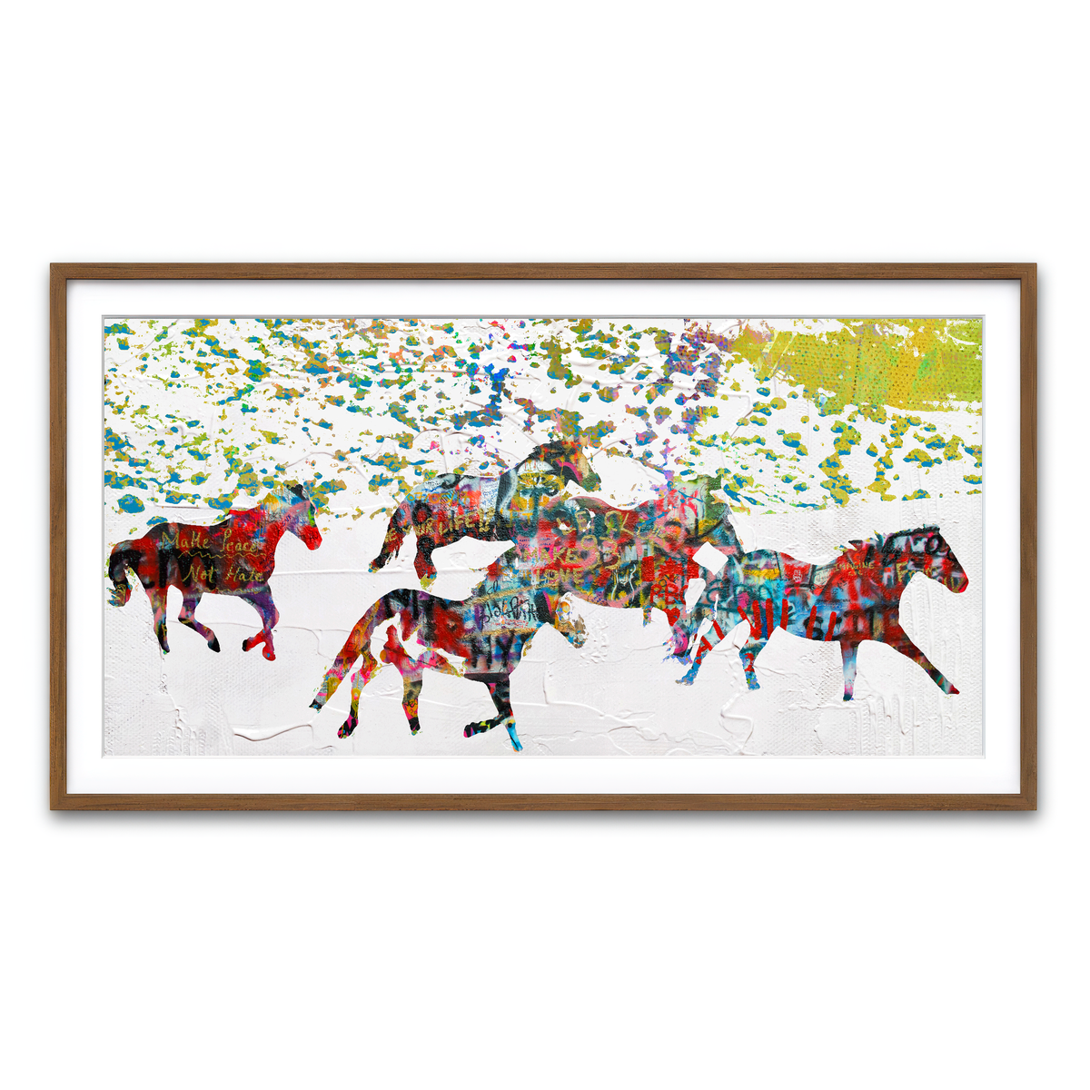 Framed Print 2x1 Walnut