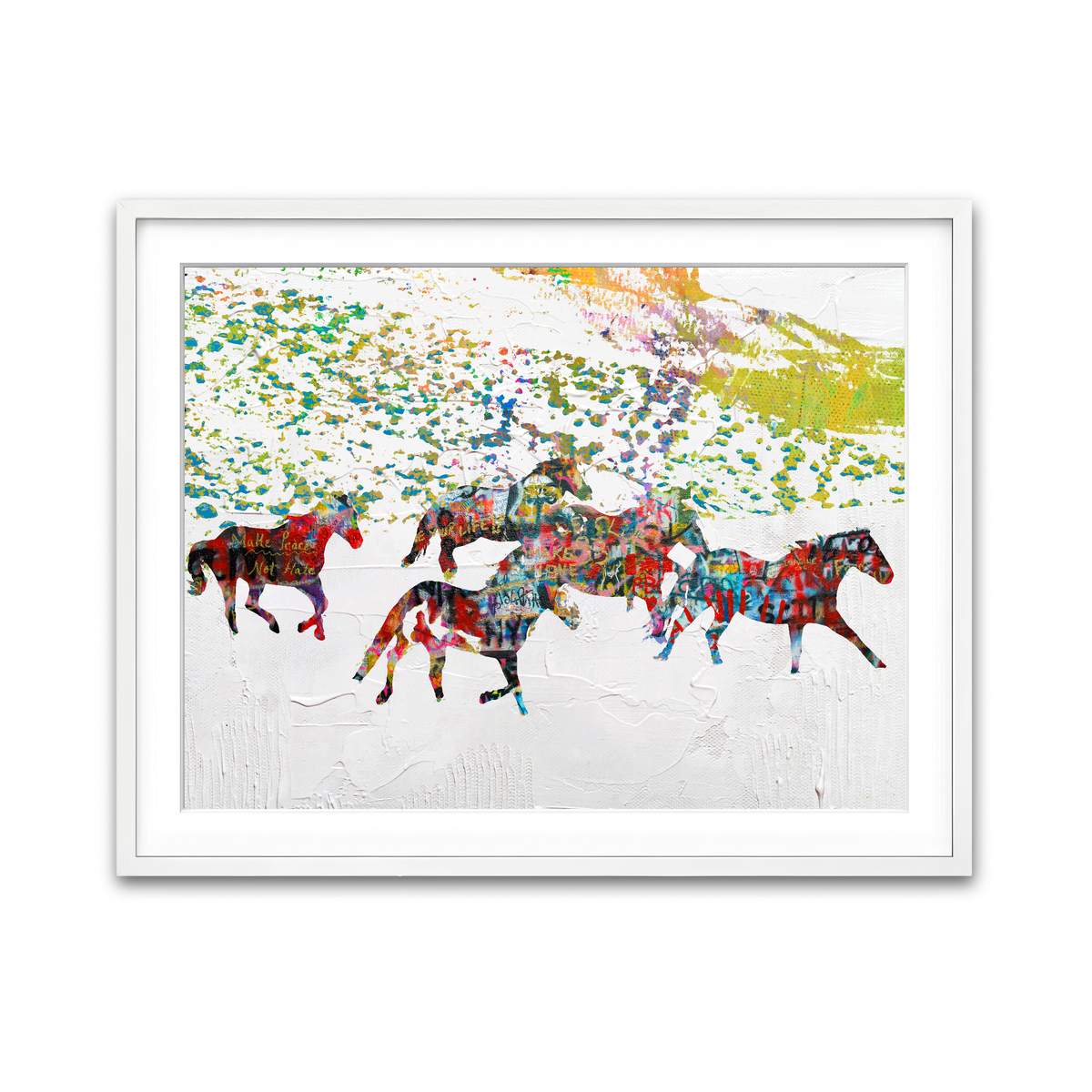 Framed Print 4x3 White