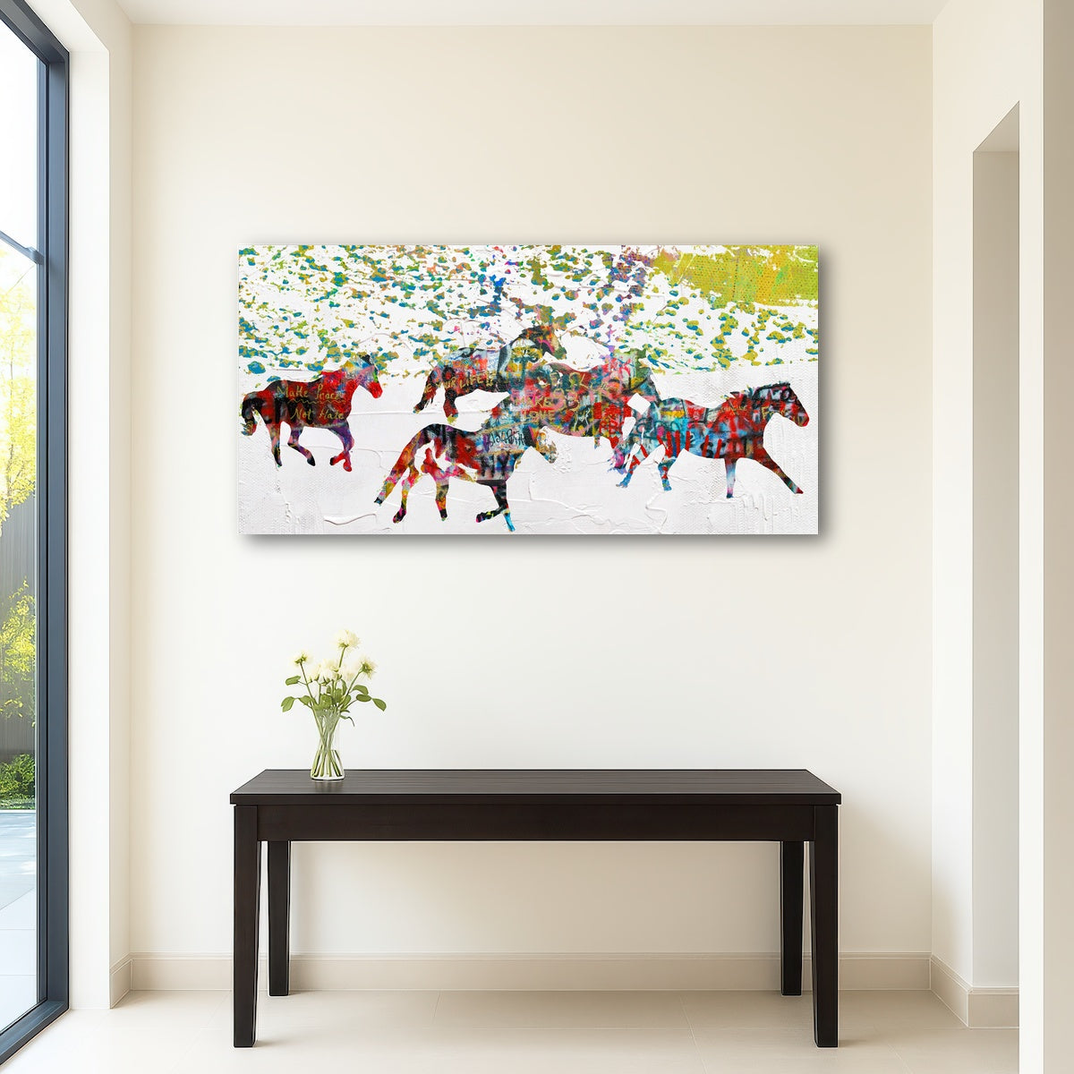 AUTO-MOCKUP ROOM | Peace Horse in the Snow