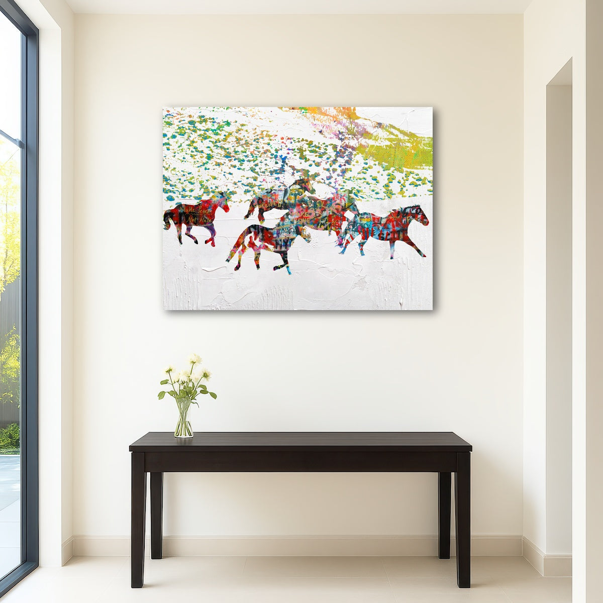 AUTO-MOCKUP ROOM | Peace Horse in the Snow