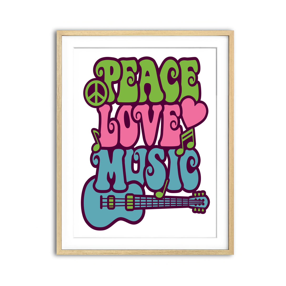 Framed Print 3x4 Natural