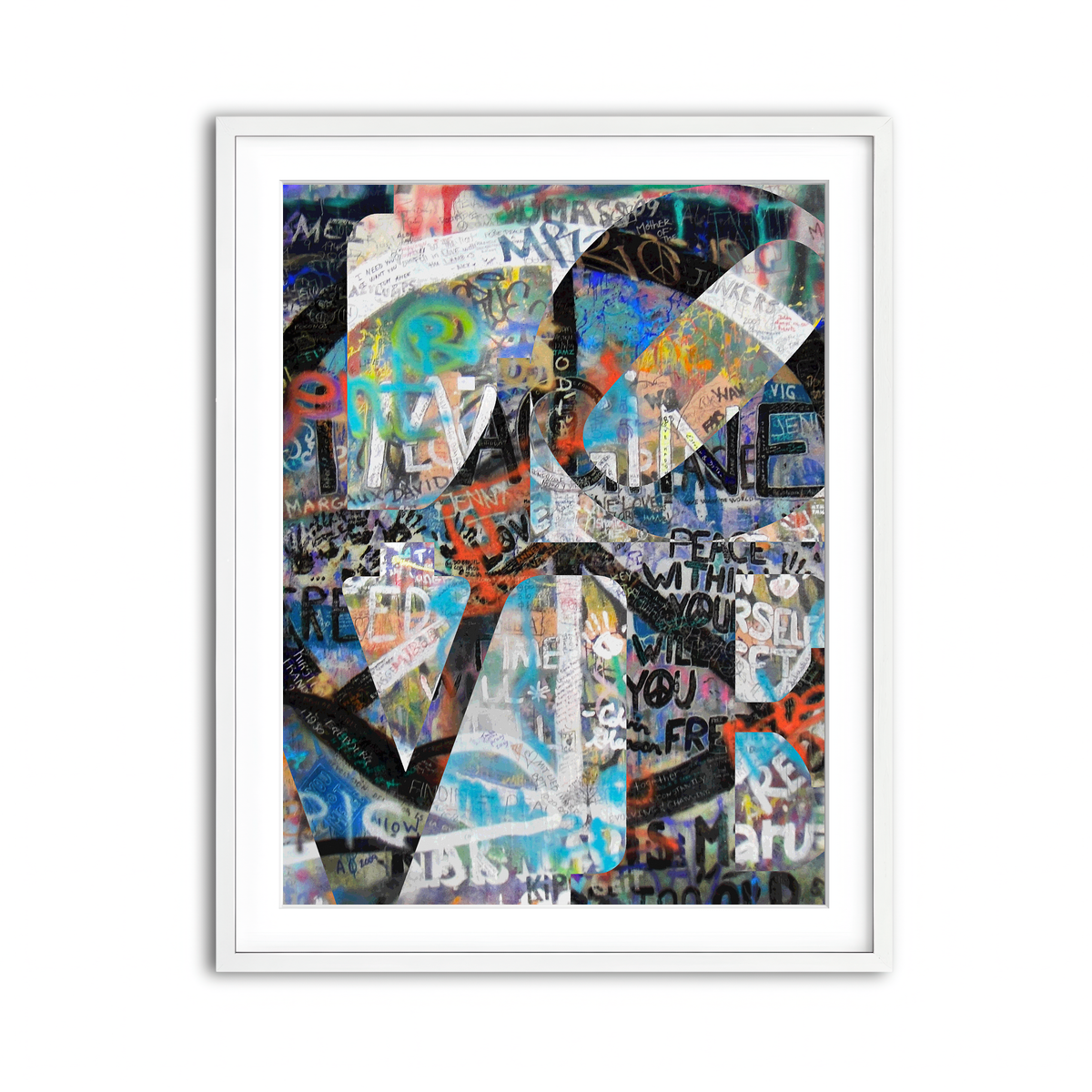 Framed Print 3x4 White