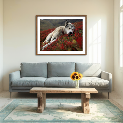 AUTO-MOCKUP ROOM | Peaceful Pup Wall Art