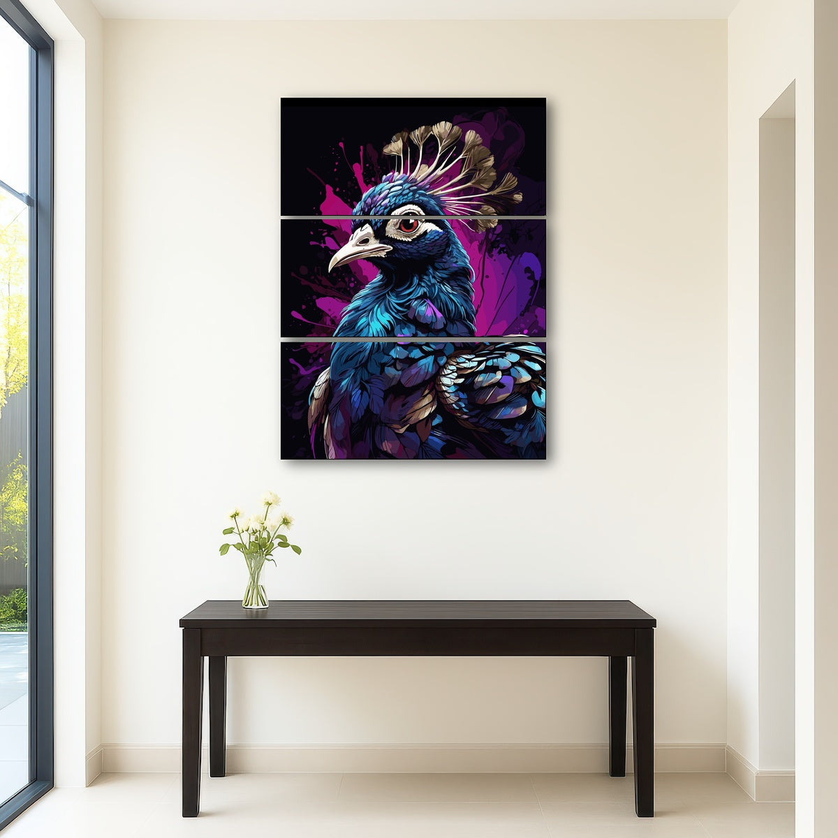 AUTO-MOCKUP ROOM | Peacock Animal Colorful