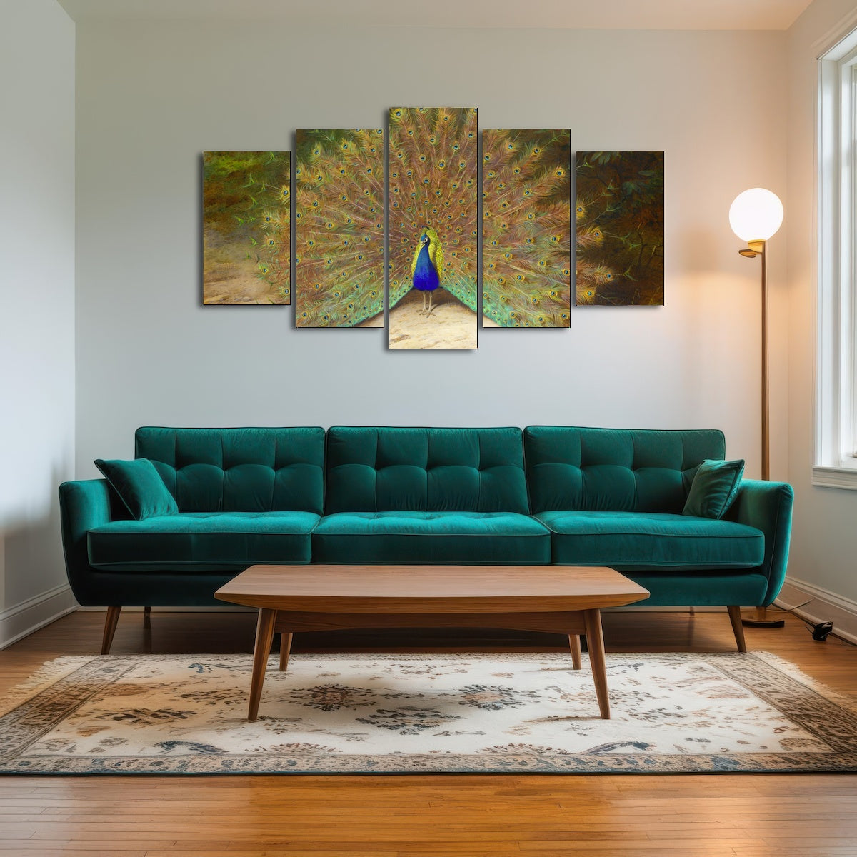 AUTO-MOCKUP ROOM | Peacock and Butterfly