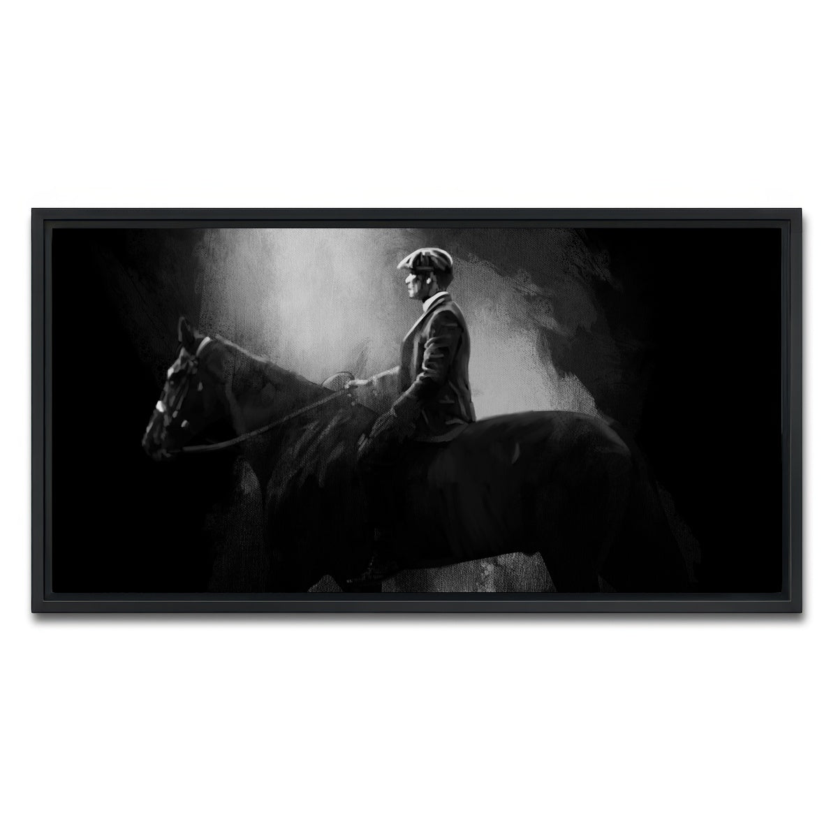 AUTO-MOCKUP WHITE | Peaky Blinders | 1 Piece | Black Framed Canvas | group=2x1