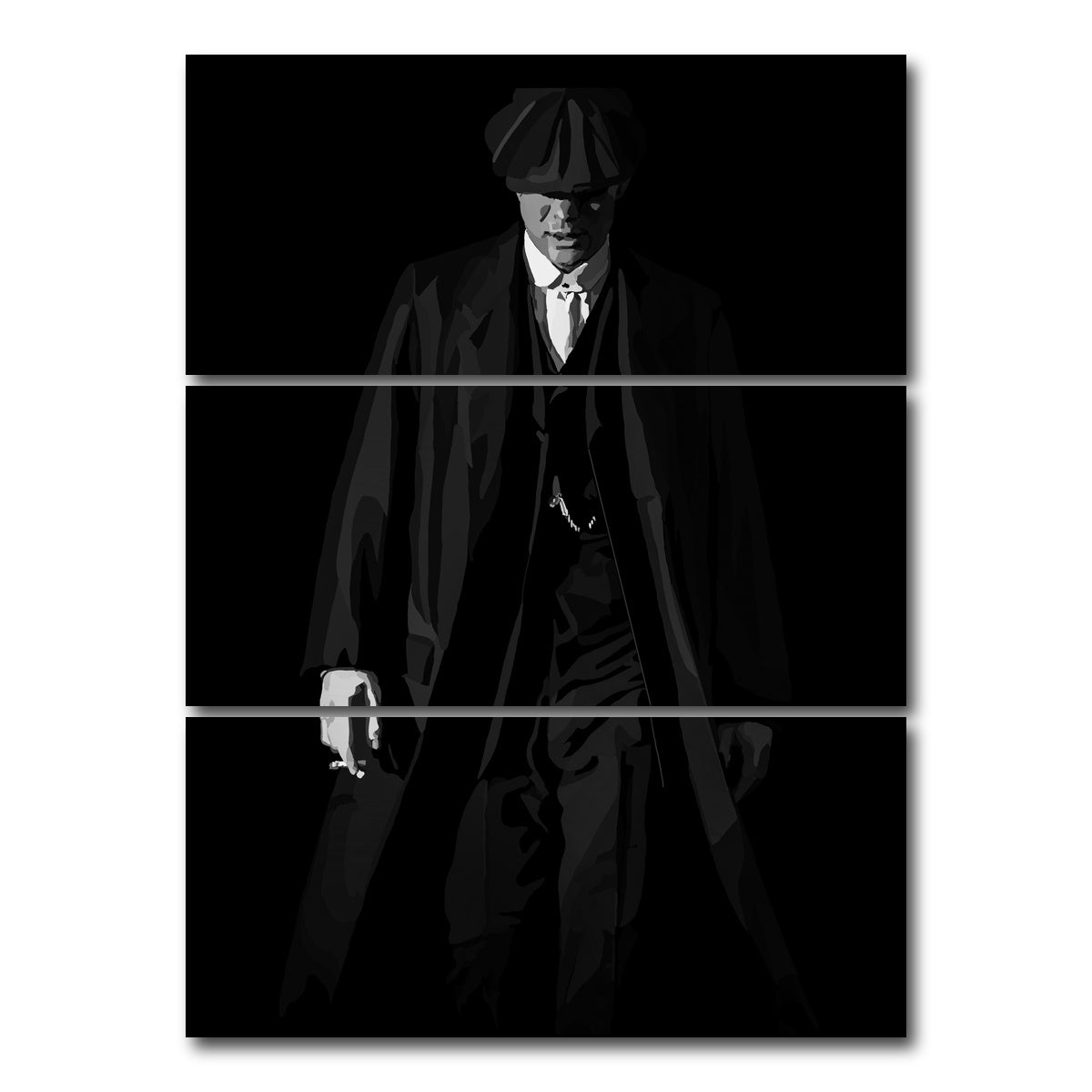 AUTO-MOCKUP WHITE | Peaky | 3 Piece | Gallery Wrap Canvas | group=8x18_stacked