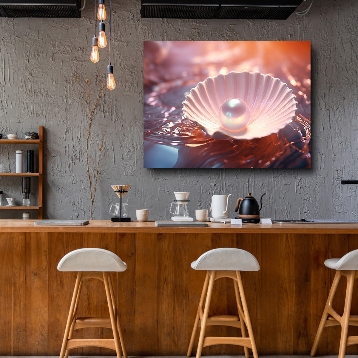 Pearl & Seashell Wall Art