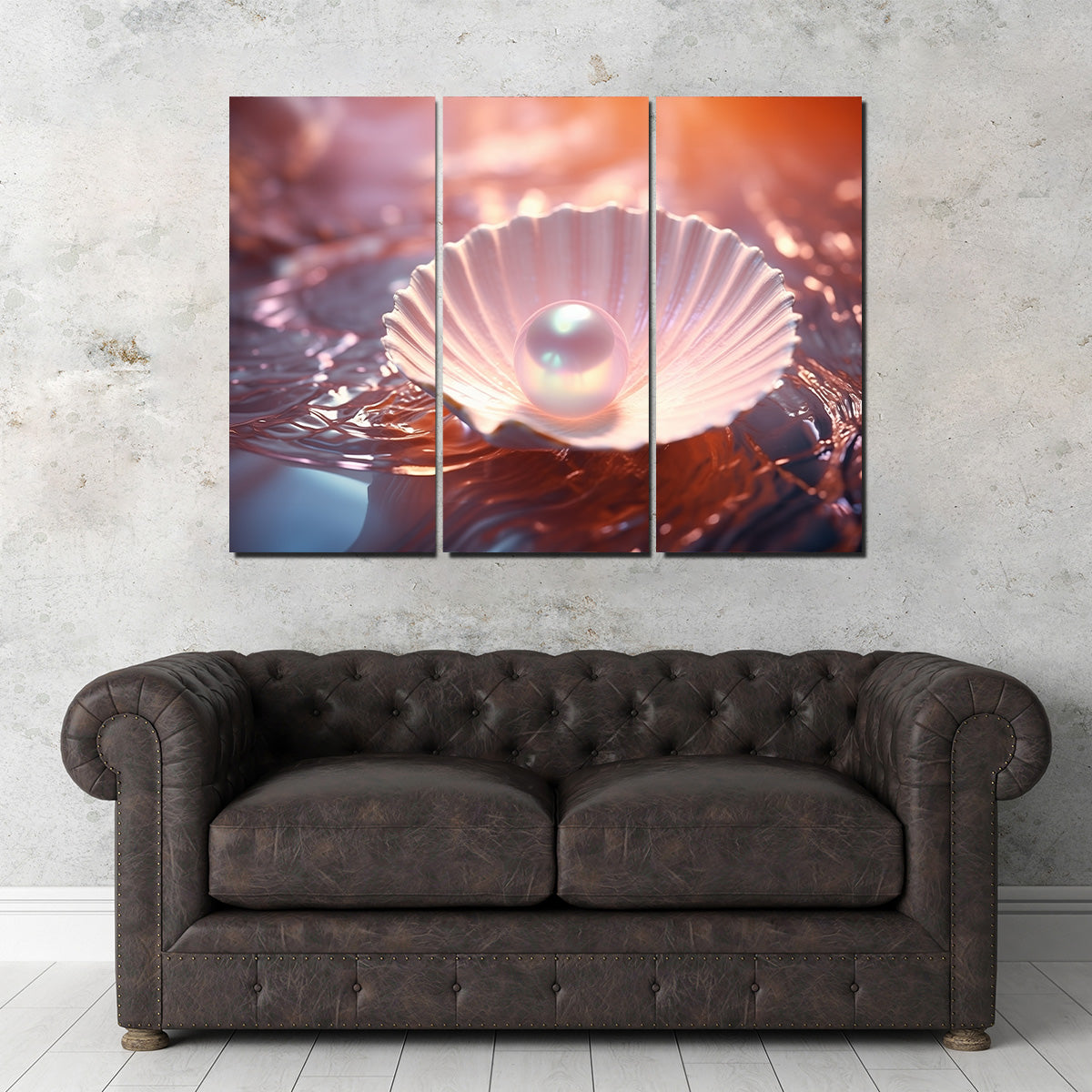 Pearl & Seashell Wall Art