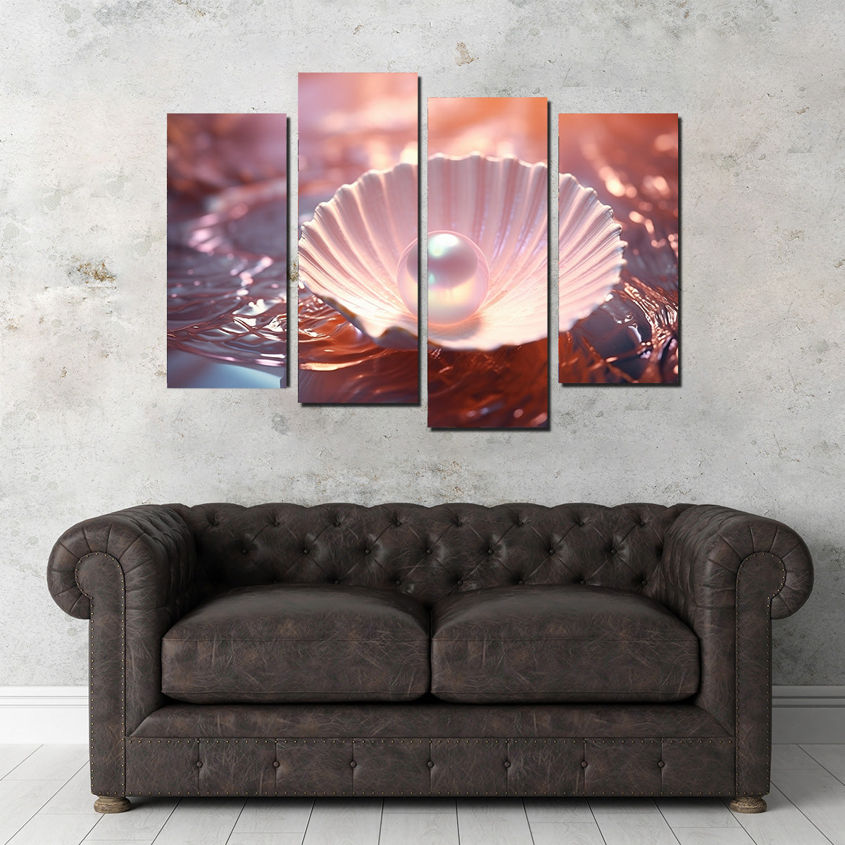 Pearl & Seashell Wall Art