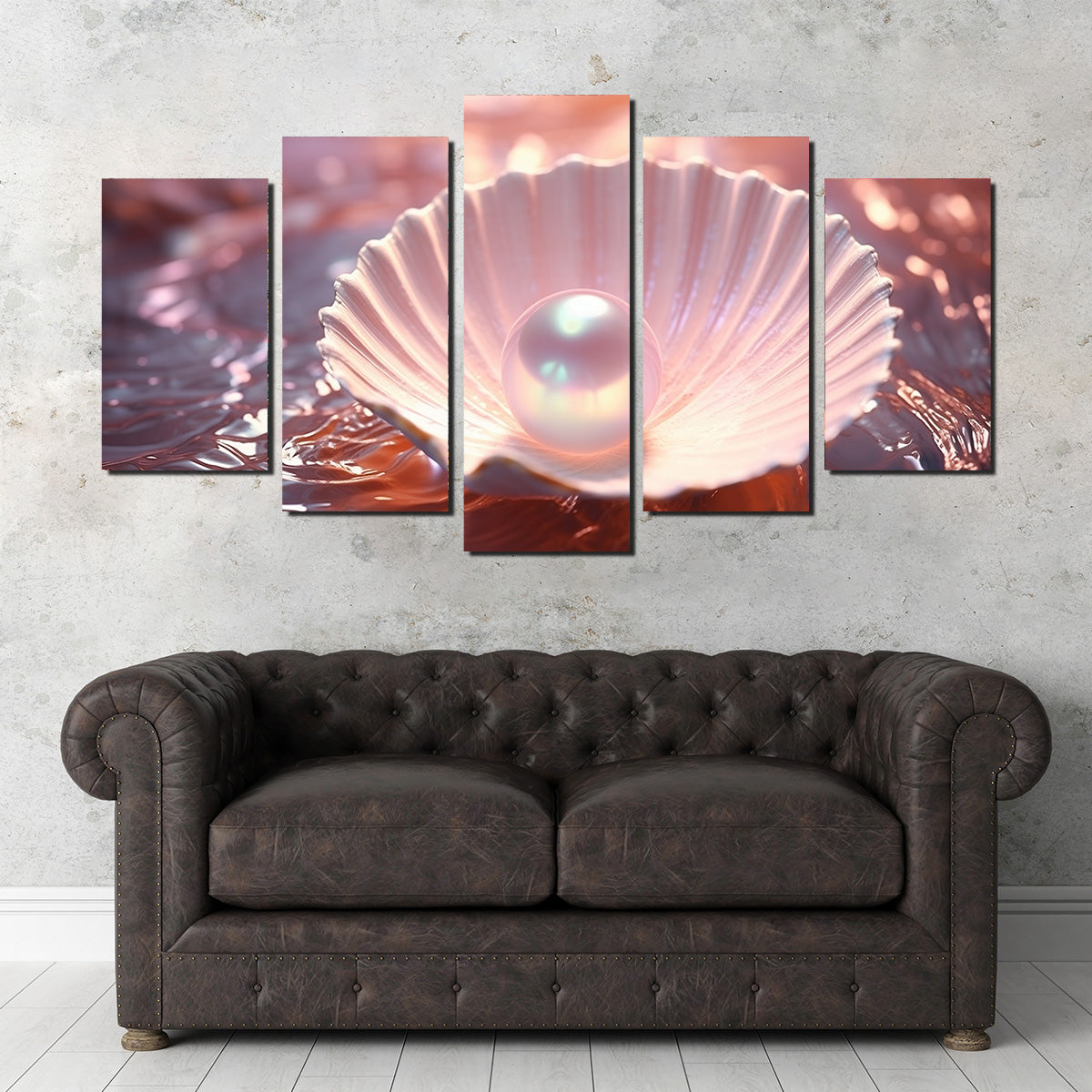 Pearl & Seashell Wall Art