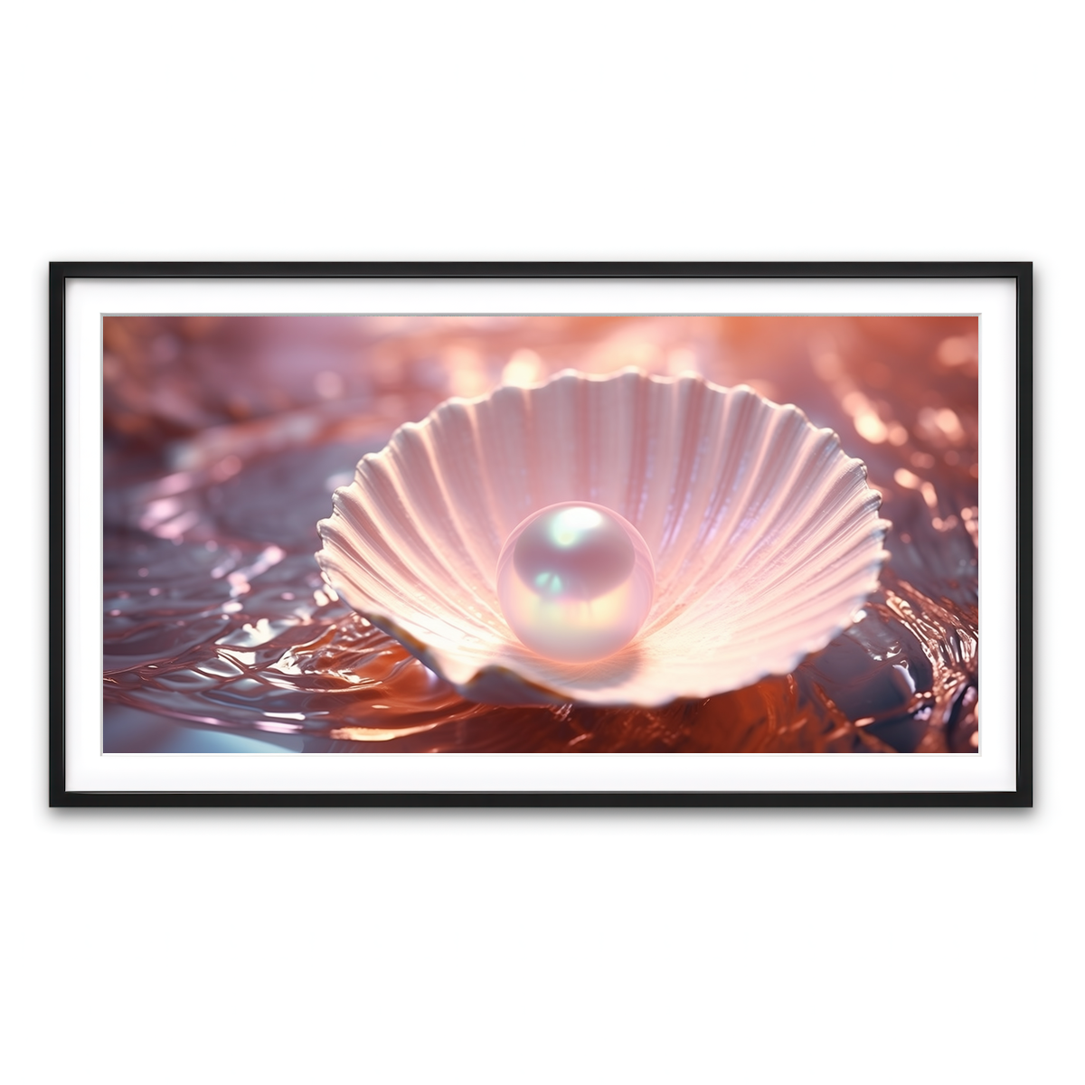 Framed Print 2x1 Black