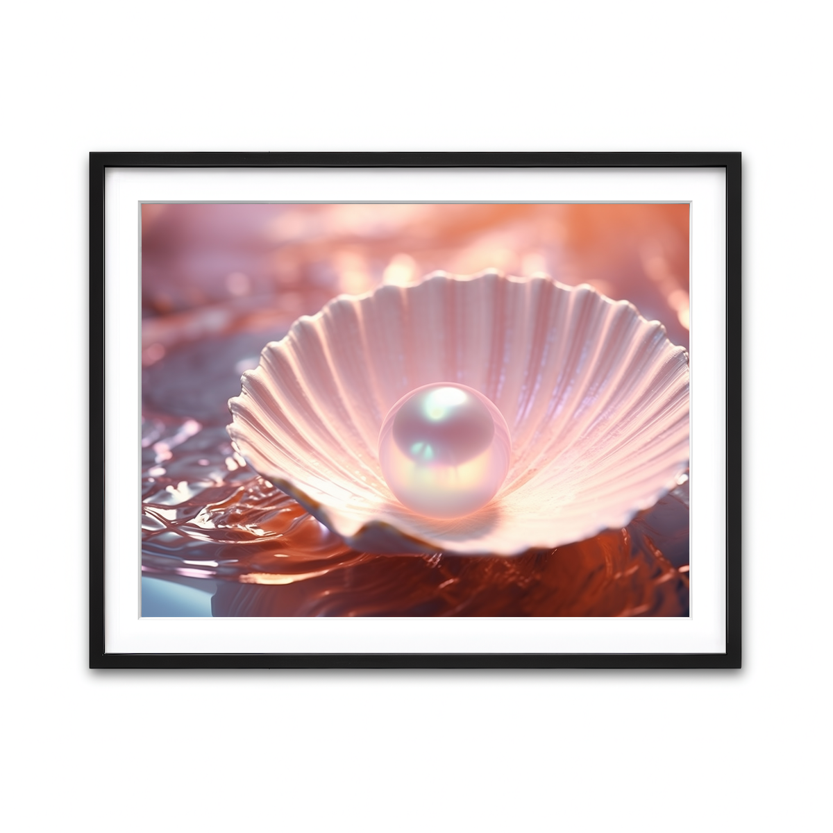 Framed Print 4x3 Black