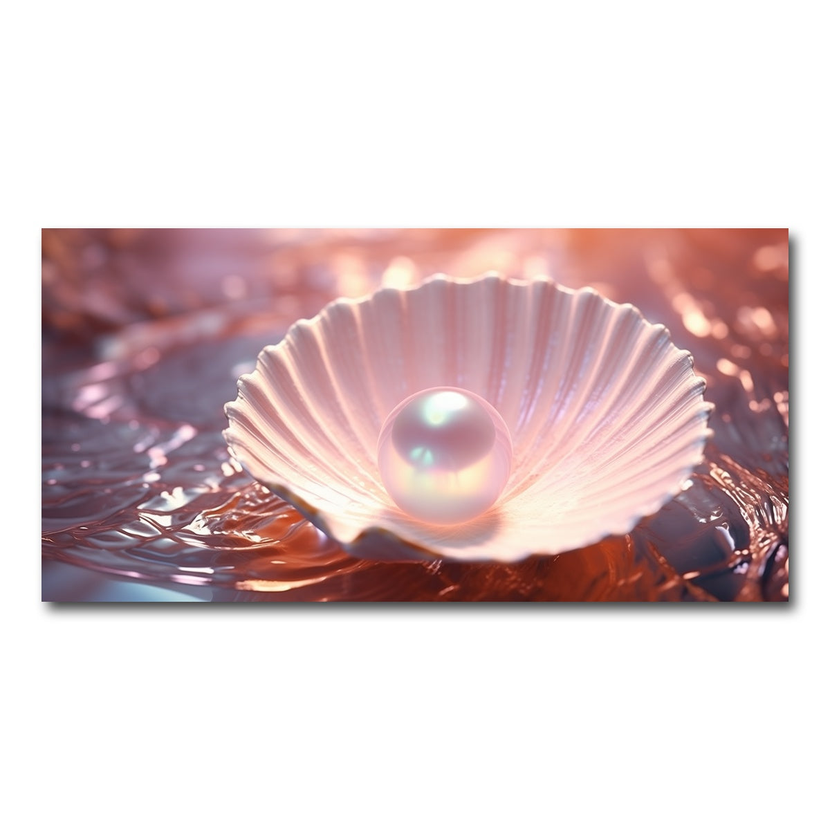 AUTO-MOCKUP WHITE | Pearl & Seashell | 1 Piece | Gallery Wrap Canvas | group=2x1
