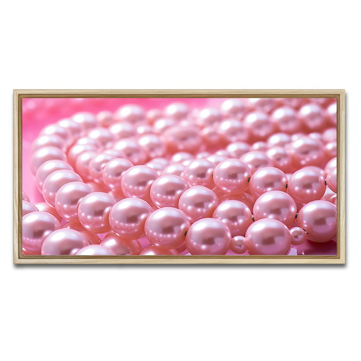 AUTO-MOCKUP WHITE | Pearls | 1 Piece | Natural Framed Canvas | group=2x1