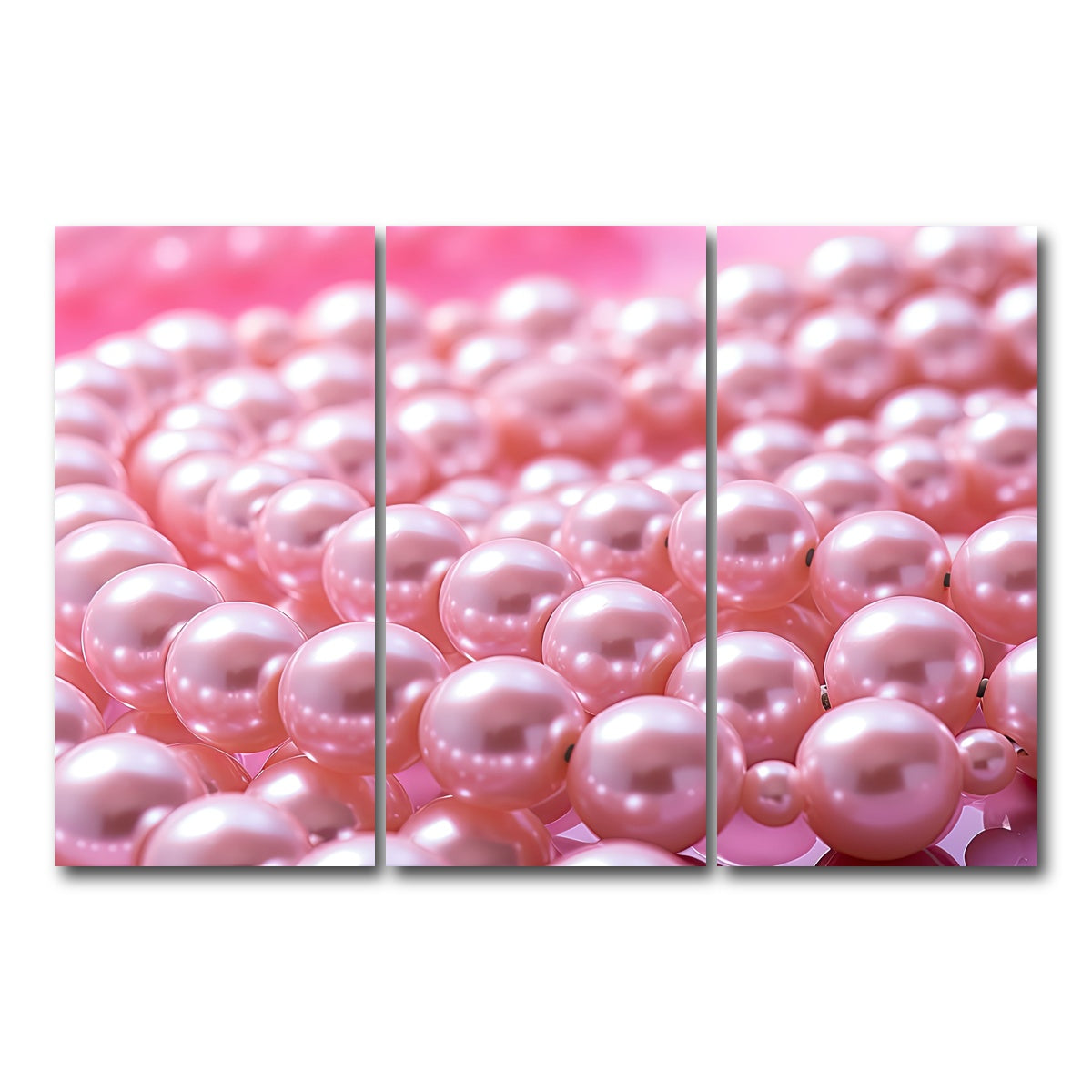 AUTO-MOCKUP WHITE | Pearls | 3 Piece | Gallery Wrap Canvas | group=12x24
