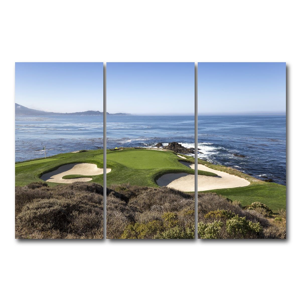AUTO-MOCKUP WHITE | Pebble Beach Canvas | 3 Piece | Gallery Wrap Canvas | group=12x24