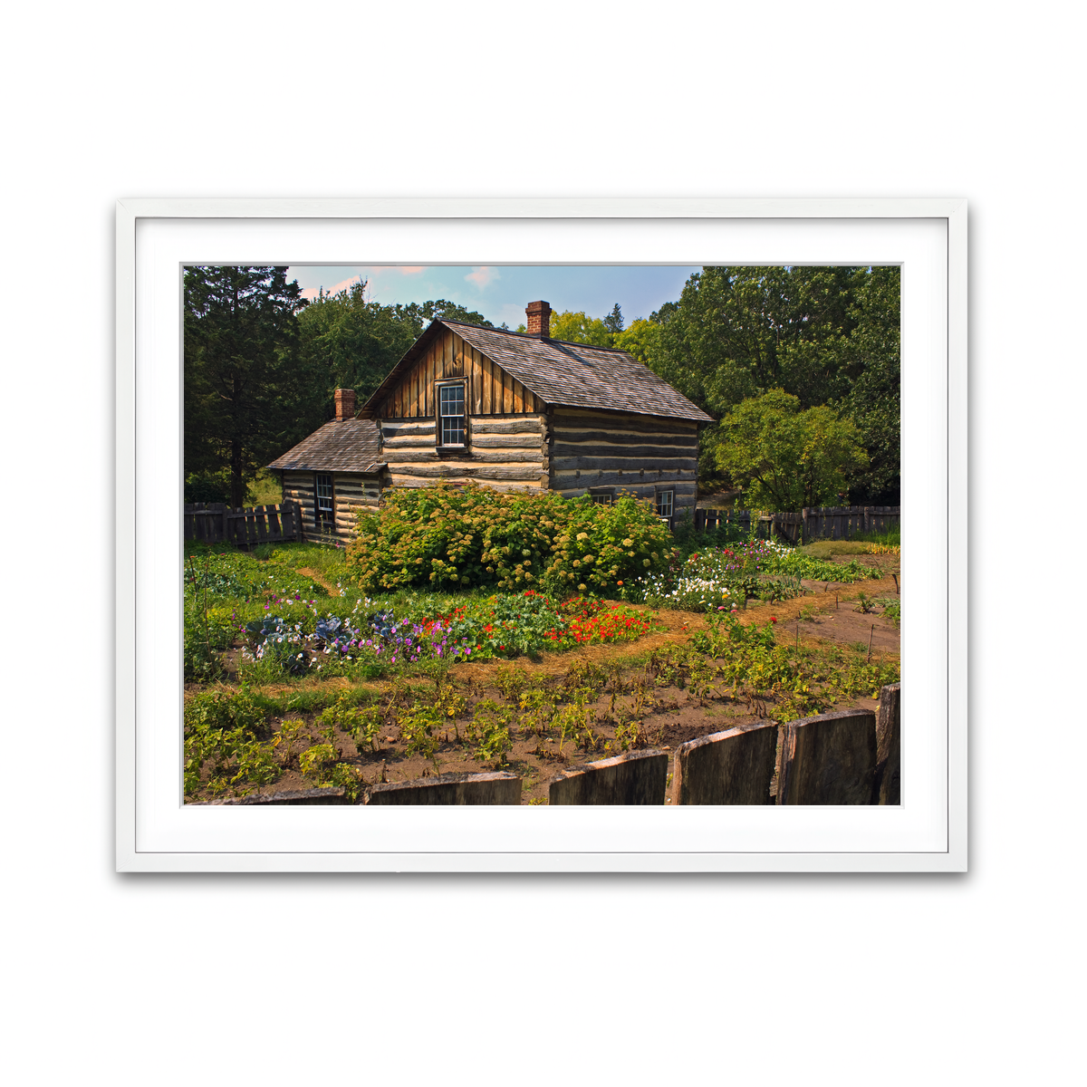 Framed Print 4x3 White