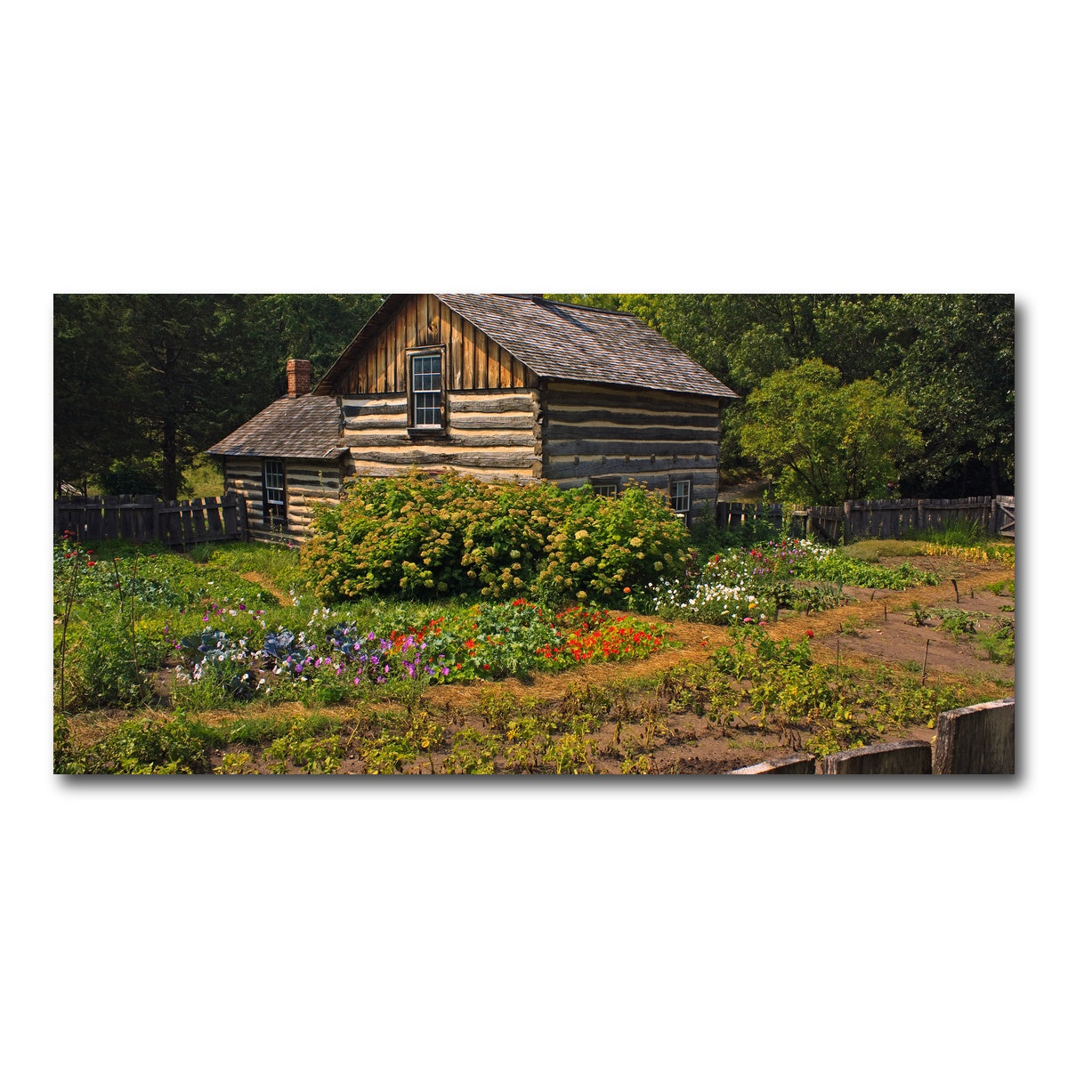 AUTO-MOCKUP WHITE | Pedersen House and Garden | 1 Piece | Gallery Wrap Canvas | group=2x1