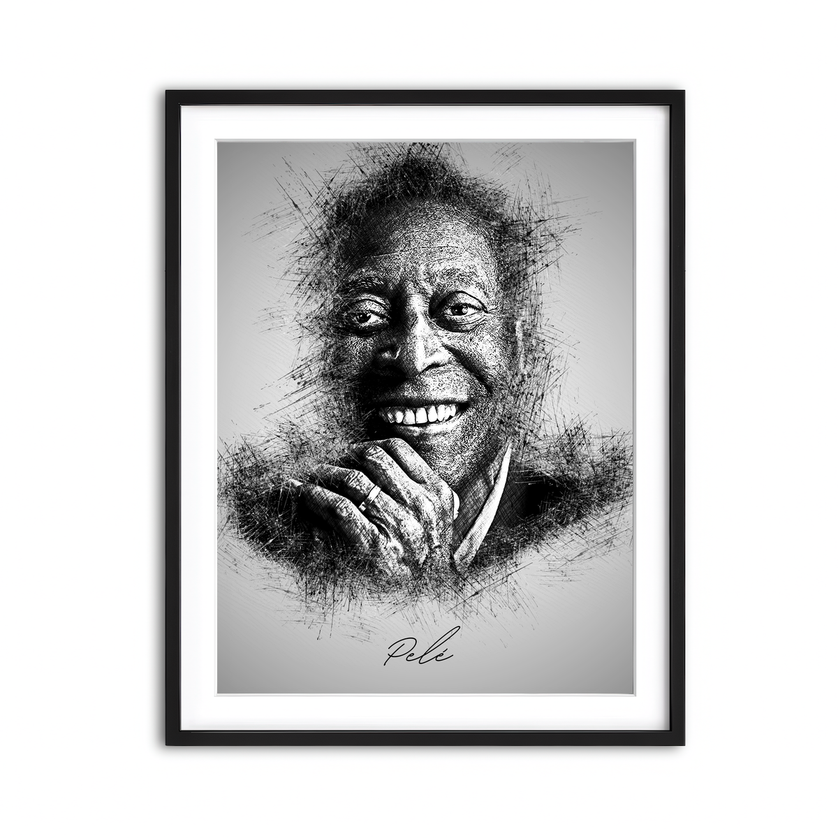 Framed Print 3x4 Black