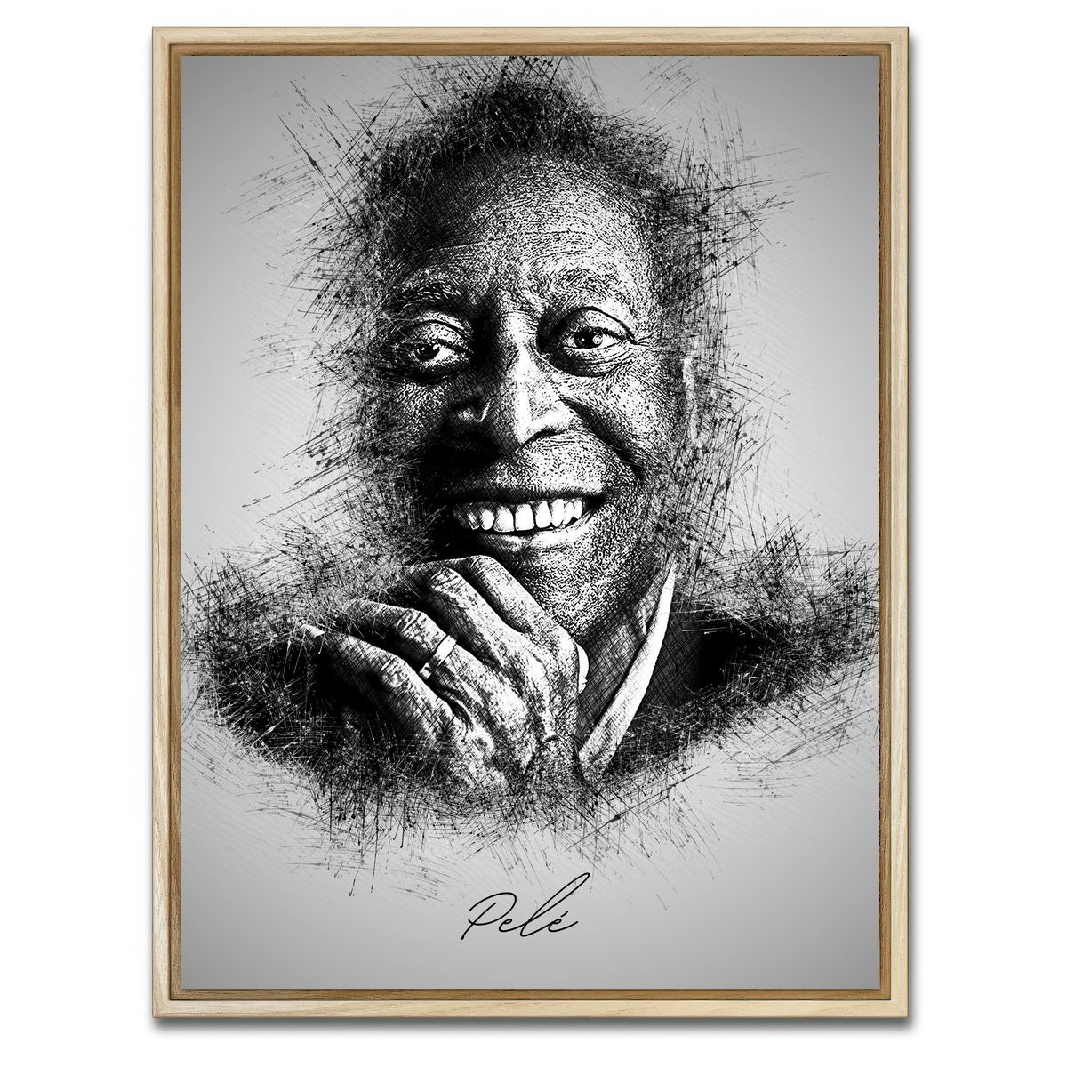 AUTO-MOCKUP WHITE | Pele | 1 Piece | Natural Framed Canvas | group=3x4