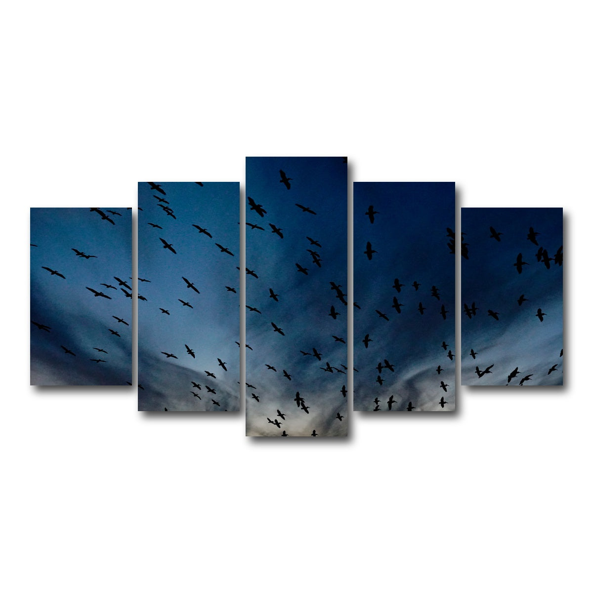 AUTO-MOCKUP WHITE | Pelican Migration Louisiana | 5 Piece | Gallery Wrap Canvas | group=5_normal