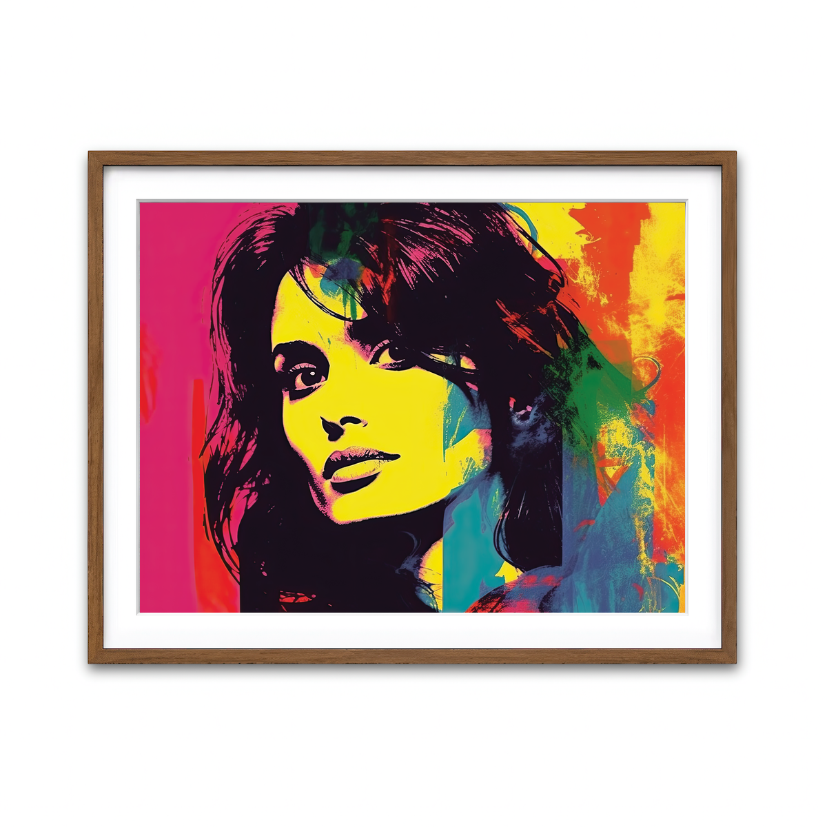 Framed Print 4x3 Walnut