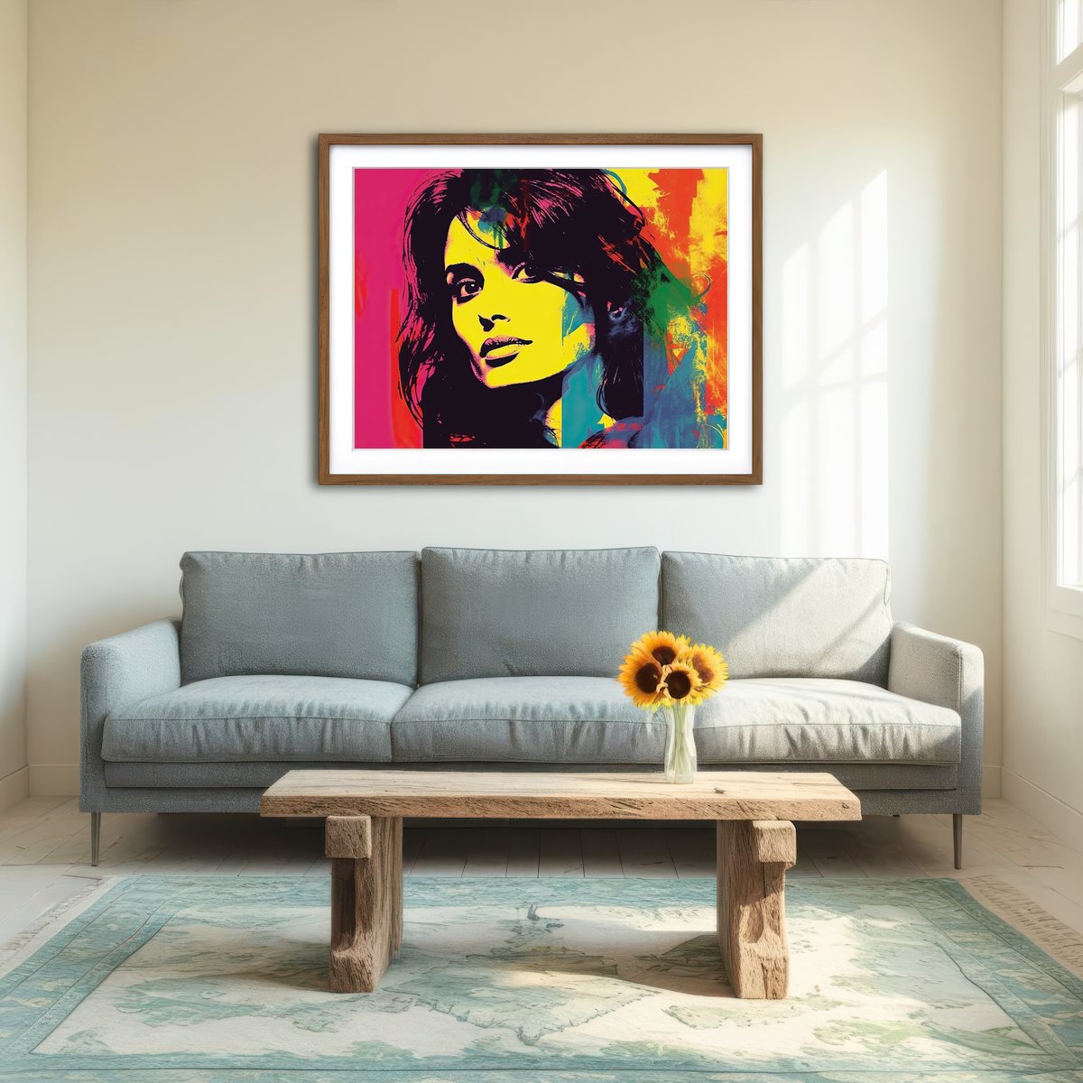 AUTO-MOCKUP ROOM | Penelope Cruz Wall Art