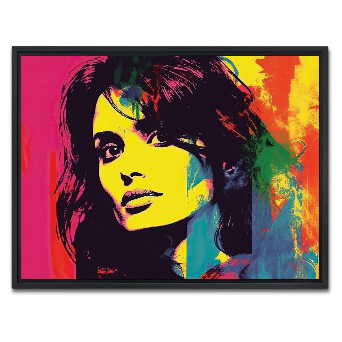 AUTO-MOCKUP WHITE | Penelope Cruz | 1 Piece | Black Framed Canvas | group=4x3