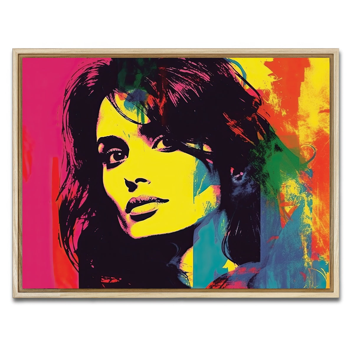 AUTO-MOCKUP WHITE | Penelope Cruz | 1 Piece | Natural Framed Canvas | group=4x3